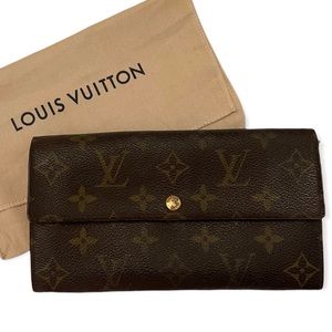 LOUIS VUITTON Monogram Wallet Sarah Portefeuille